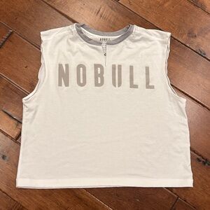 NOBULL White and Gray Athletic Tank